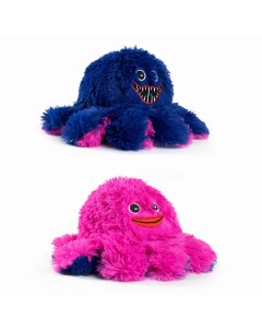 Мягкая игрушка Медуза монстрик темно синяя 24х10 см Fixsitoysi