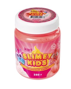 Кремовый слайм Slimey Kids Малина 250 гр Kari kids