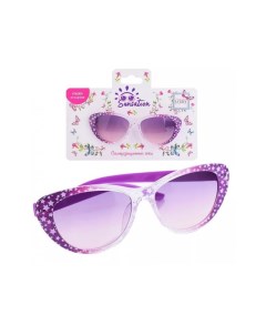 Очки солнцезащитные Звездное мерцание фиолетовые Т22477 Lukky fashion