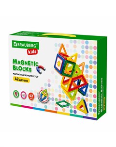 Конструктор Big Magnetic Blocks 42 42 дет 663846 Brauberg