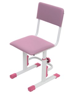 Детский стул для школьника регулируемый City Smart S Белый Роз ый Polini-kids
