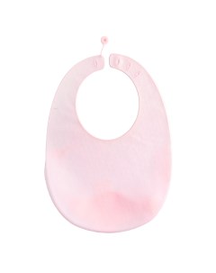 Нагрудник детский силиконовый с карманом цвет розовый Mum&baby