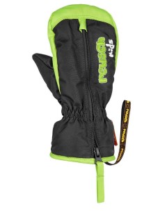 Варежки детские 2021 22 Ben Mitten Black Neon Green р 13 Reusch