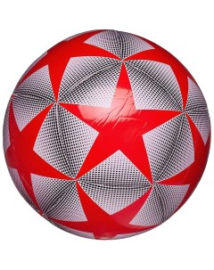 Футбольный мяч Junfa с красными звездами 22 23 см Junfa toys