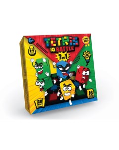 Настольная развлекательная игра 3 в 1 Веселая логика Tetris IQ battle Danko toys