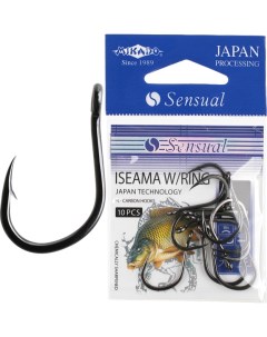 Рыболовные крючки Sensual Iseama W Ring 12 10 шт Mikado