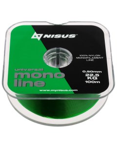 Леска MONOLINE Green 0 50 мм 100 м Nisus