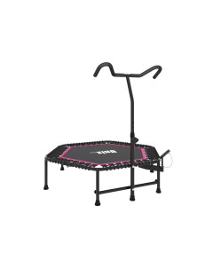 Батут спортивный с ручкой Line FITNESS PRO Pink диаметр 125 см до 130 кг Unix