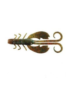 Приманка мягкая PowerBait Crazy Legs Chigger Craw 10cm 8шт Pumpkin Green Fleck Berkley