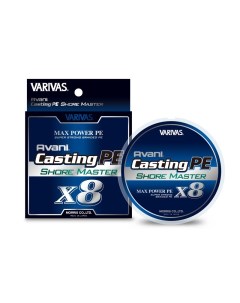 Шнур Avani Casting PE Max Power X8 Shore Master 200м PE 0 6 Varivas