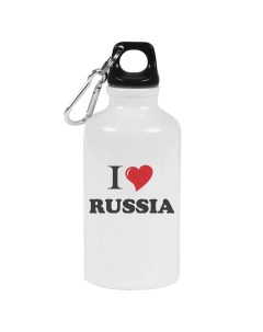 Бутылка спортивная Путешествия I love Russia Coolpodarok
