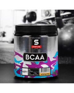 Аминокислоты BCAA апельсин спортивное питание 450 г Sportline