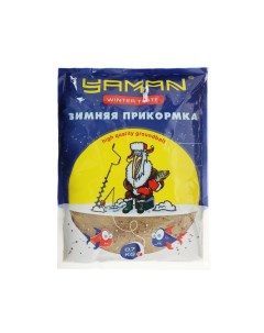 Прикормка Yaman Winter Taste Плотва зимняя карамель цвет охра 700 г Nobrand