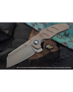 Брутальный складной нож C01C XL сталь 154CM микарта Kizer knives