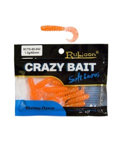 Силиконовая приманка Crazy Bait CTD 60 мм 042 10 шт Rubicon