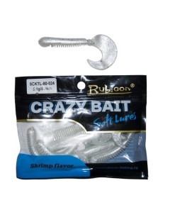 Силиконовая приманка Crazy Bait CKTL 80 мм 024 10 шт Rubicon