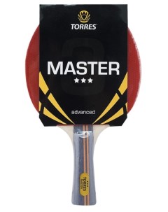 Ракетка для настольного тенниса Master коническая ручка 3 звезды Torres