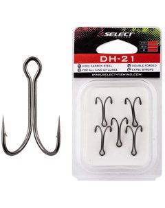 Крючки двойные double hook DH 21 1 4шт в упаковке Select