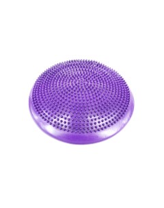 Балансировочная подушка массажная для фитнеса и йоги с насосом D 33 см фиолетовый Urm