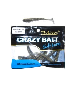 Силиконовая приманка Crazy Bait 80 мм 218 8 шт Rubicon