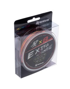 Леска плетеная Extrasense X4 PE 0 17 мм 150 м 7 3 кг Multicolor Nisus