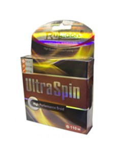 Леска плетеная Ultra Spin 0 22 мм 110 м 18 5 кг black Rubicon