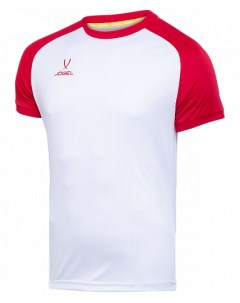 Футболка футбольная Camp Reglan white red M Jogel