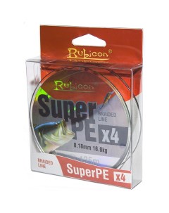 Леска плетеная Super PE 4x 0 2 мм 135 м 18 7 кг yellow Rubicon