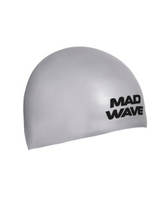 Шапочка для плавания Soft серебро Mad wave