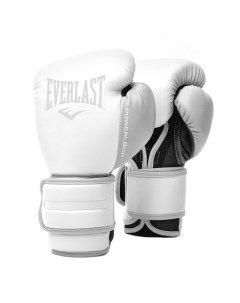 Боксерские перчатки Powerlock PU 2 бел 8oz Everlast