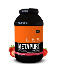 Протеин Metapure Zero Carb 2000 г strawberry Qnt