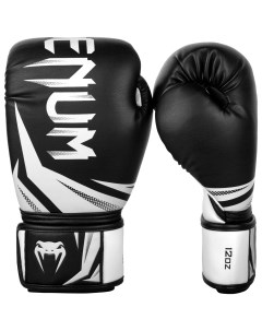 Боксерские перчатки Challenger 3 0 Boxing Gloves Black White 10 унций Venum