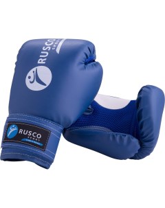 Боксерские перчатки синие 8 унций Rusco sport