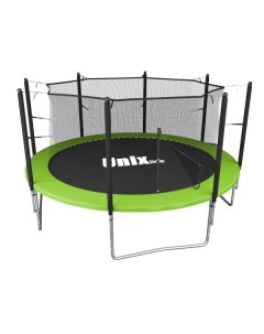 Батут каркасный Line Simple 12 ft Green общий диаметр 366 см до 150 кг Unix