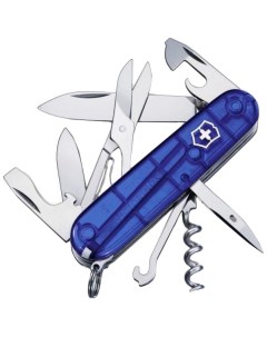 Мультитул Climber синий прозрачный 14 опций Victorinox