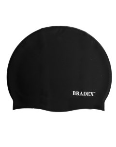 Шапочка для плавания SF 0326 черная Bradex