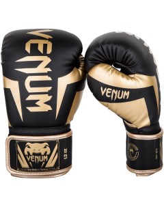 Перчатки боксерские Elite Black Gold Venum