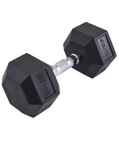 Неразборная гантель обрезиненная DB 301 1 x 16 кг черный Starfit