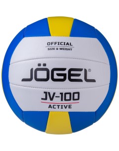 Мяч волейбольный JV 100 синий жёлтый 1 шт Jogel
