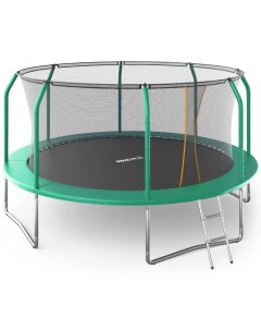 Батут каркасный Line SUPREME BASIC 14 ft Green диаметр 427 см до 160 кг Unix