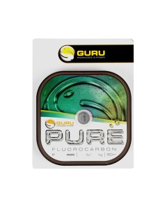 Леска флюрокарбоновая Pure Fluorocarbon 0 1 мм 50 м 0 81 кг прозрачный Guru