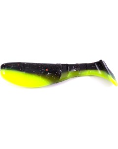 Виброхвост YAMAN PRO Boost Up р 2 5 inch цвет 32 Black Red Flake Chartreuse уп 6 шт Yaman