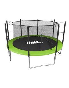 Батут каркасный Line Simple 8 ft Green общий диаметр 244 см до 140 кг Unix