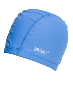 Шапочка для плавания SF 0367 синяя Bradex