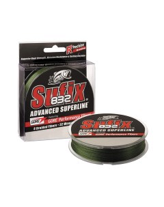 Леска плетеная 832 Braid 0 33 мм 120 м 28 5 кг green Sufix