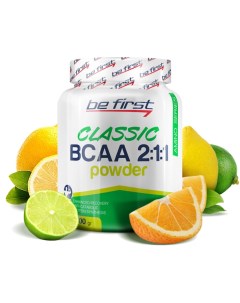 Classic Powder 2 1 1 BCAA 200 г цитрусовый микс Be first