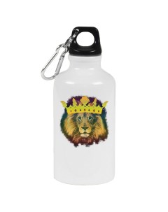 Бутылка спортивная Лев нарисованная корона Coolpodarok