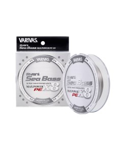 Шнур Avani Seabass Max Power X8 s gray 150м PE 0 8 Varivas