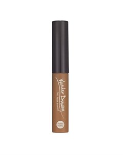 Тушь для бровей Вандер Дроуинг 02 светло коричневый Wonder Drawing 1sec Finish Browcara Light Brown  Holika holika