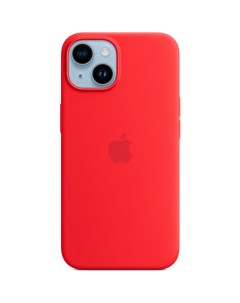 Чехол для смартфона iPhone 14 Silicone Case with MagSafe Product Red Apple